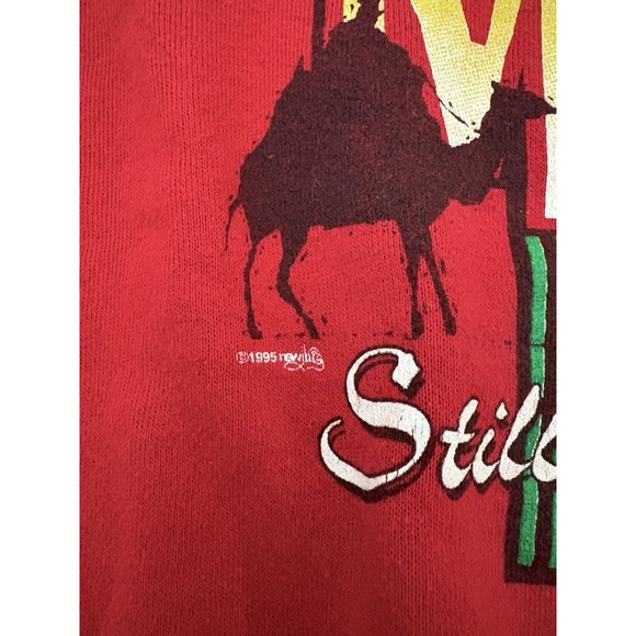 Vintage 90s Lee Wise Men Still Seek Him Jesus Crewneck Sweatshirt Size Large - Picture 5 of 8